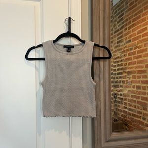 Grey Waffle Tank Top